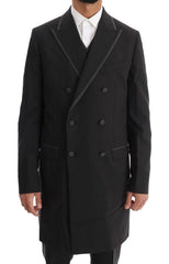 Dolce & Gabbana Gray Wool Stretch 3 Piece Two Button Suit - IT48 | M - Pant Suits