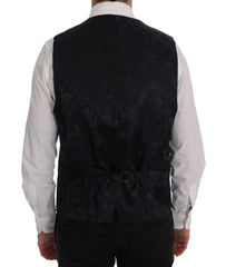 Dolce & Gabbana Gray Wool Stretch Vest - IT52 | XL - Vests