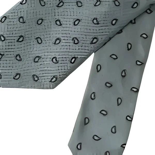 Dolce & Gabbana Green 100% Silk Patterned Adjustable Men Tie - Neckties