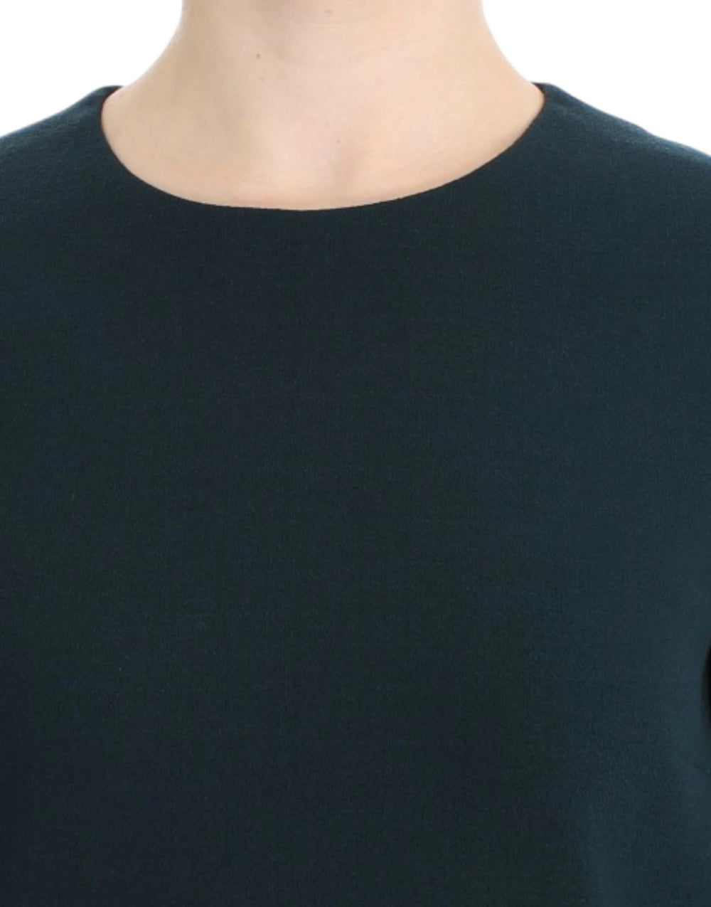 Dolce & Gabbana Green 3/4 sleeve wool blouse - IT40|S - Blouses