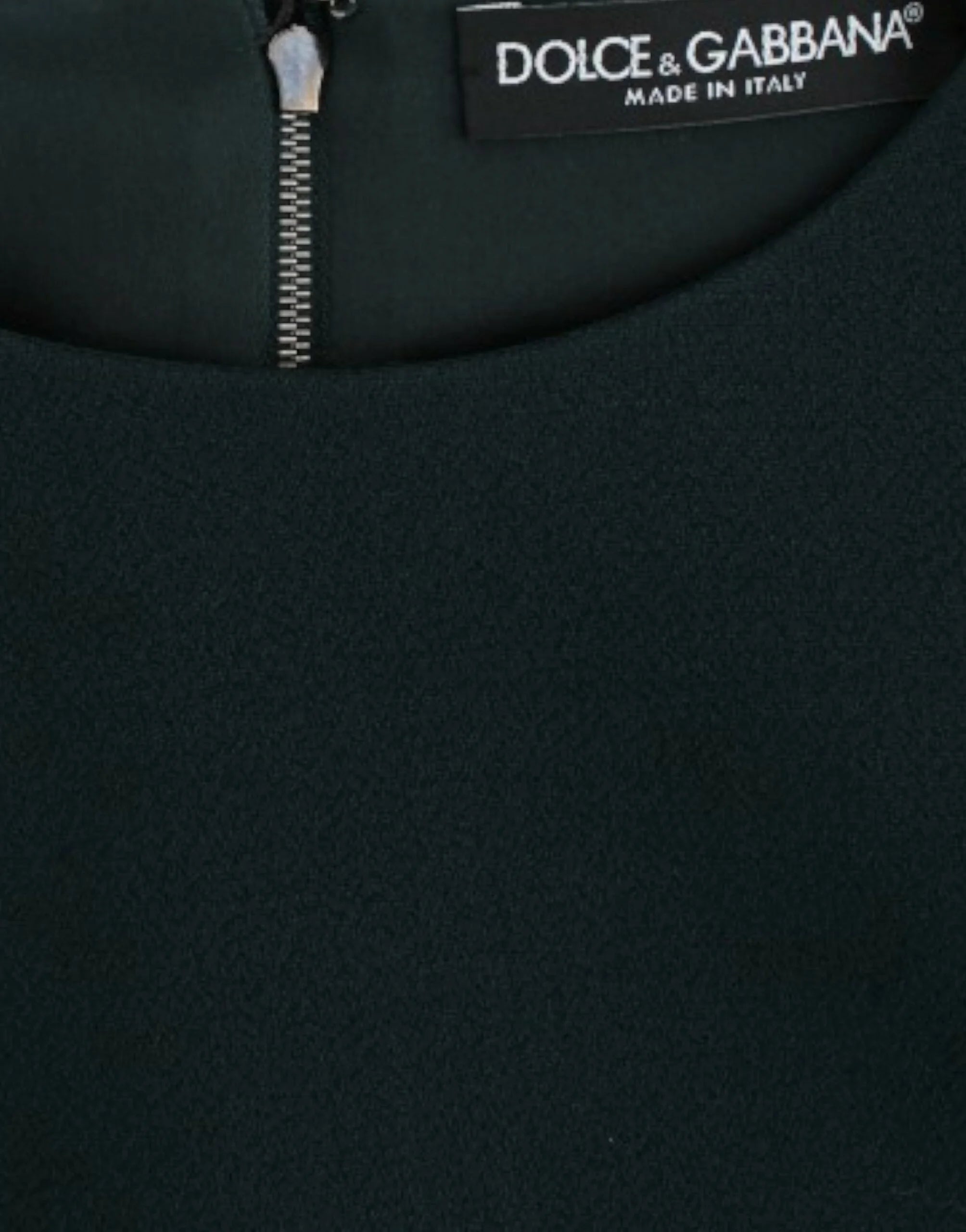 Dolce & Gabbana Green 3/4 sleeve wool blouse - IT40|S - Blouses