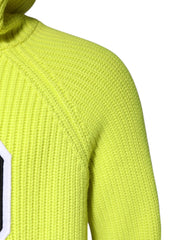 Dolce & Gabbana Green 69 Knit Hooded Men Pullover Sweater - IT48 | M - Hoodies