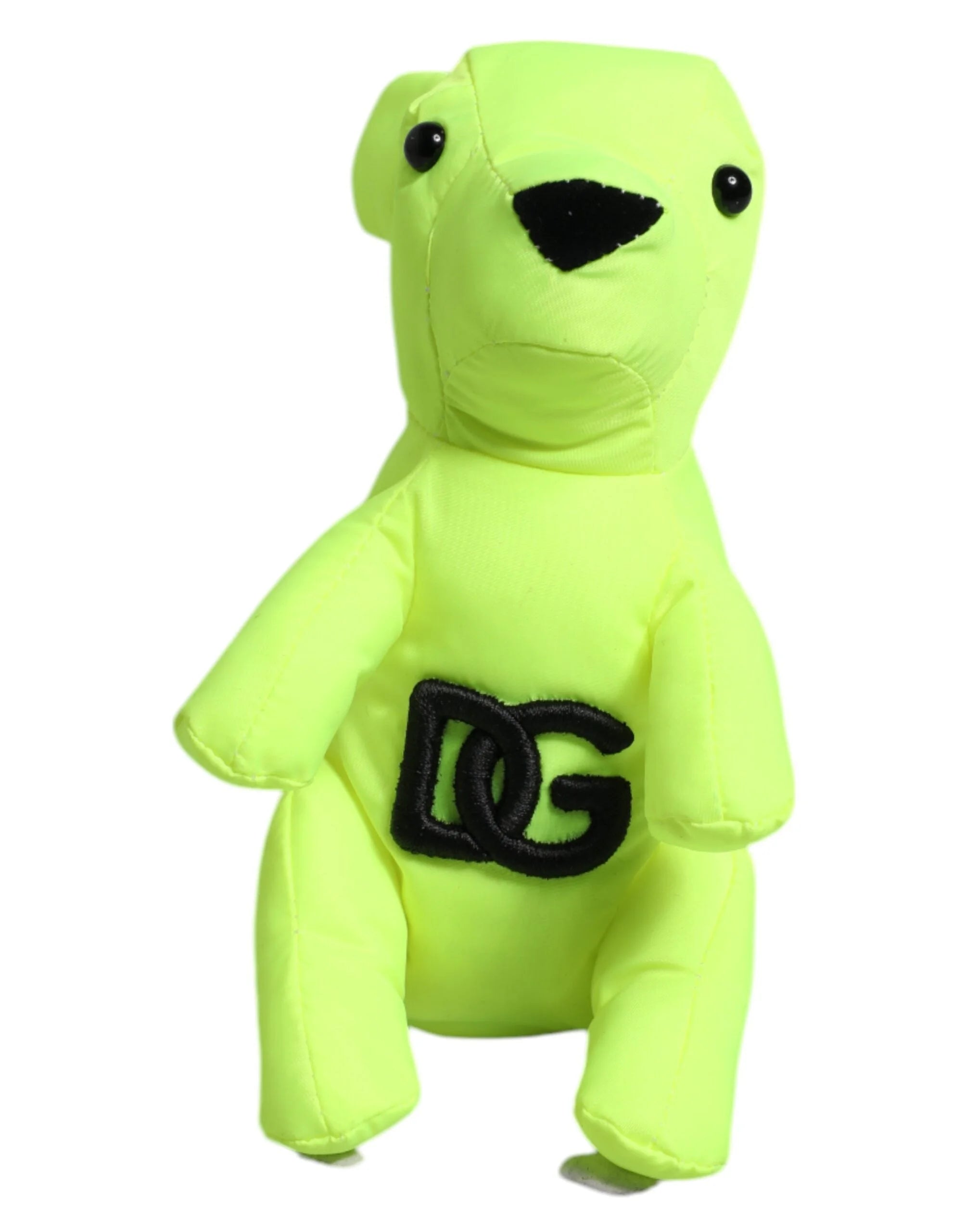 Dolce & Gabbana Green Bear Embroidered Logo Keychain Clasp Keyring - Keychains