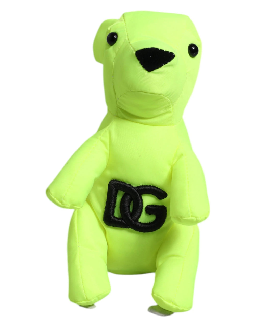 Dolce & Gabbana Green Bear Embroidered Logo Keychain Clasp Keyring - Keychains