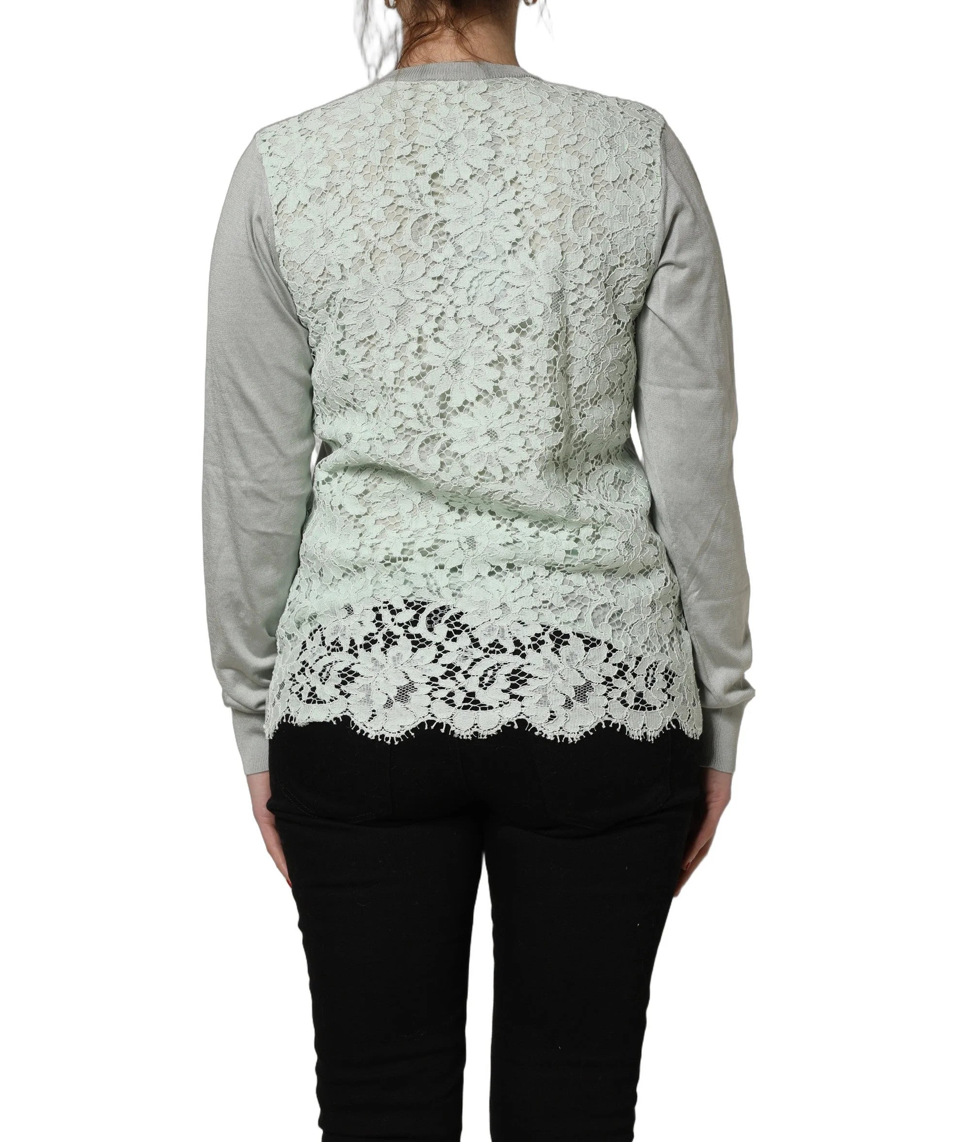 Dolce & Gabbana Green ButtonDown LongSleeve Cardigan Sweater - IT38 | XS