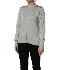 Dolce & Gabbana Green ButtonDown LongSleeve Cardigan Sweater - IT38 | XS