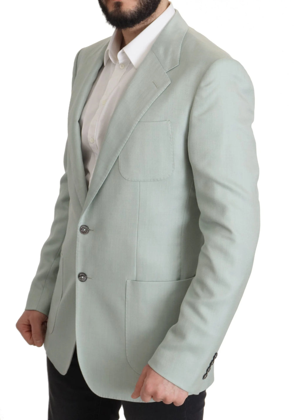 Dolce & Gabbana Green Cashmere Jacket Blazer Jacket - IT52 | L - Sport Jackets