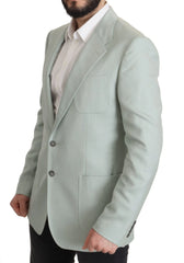 Dolce & Gabbana Green Cashmere Jacket Blazer Jacket - IT52 | L - Sport Jackets