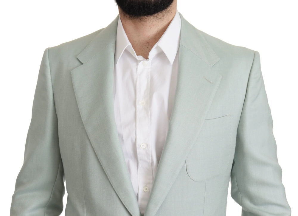 Dolce & Gabbana Green Cashmere Jacket Blazer Jacket - IT52 | L - Sport Jackets