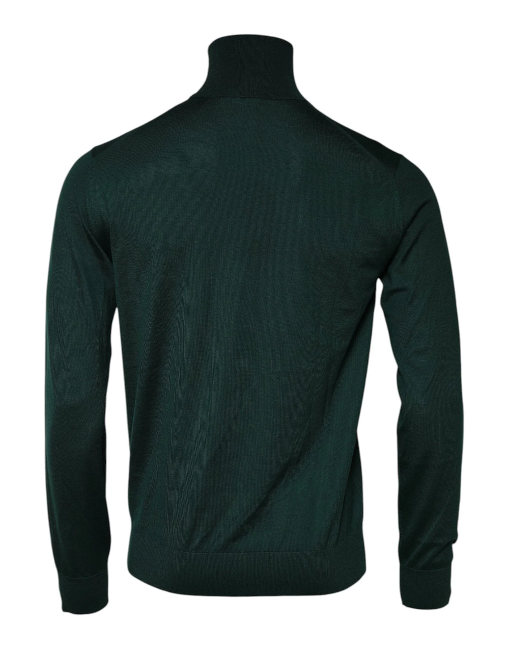 Dolce & Gabbana Green Cashmere Knitted Men Pullover Sweater - IT50 | L - Sweaters