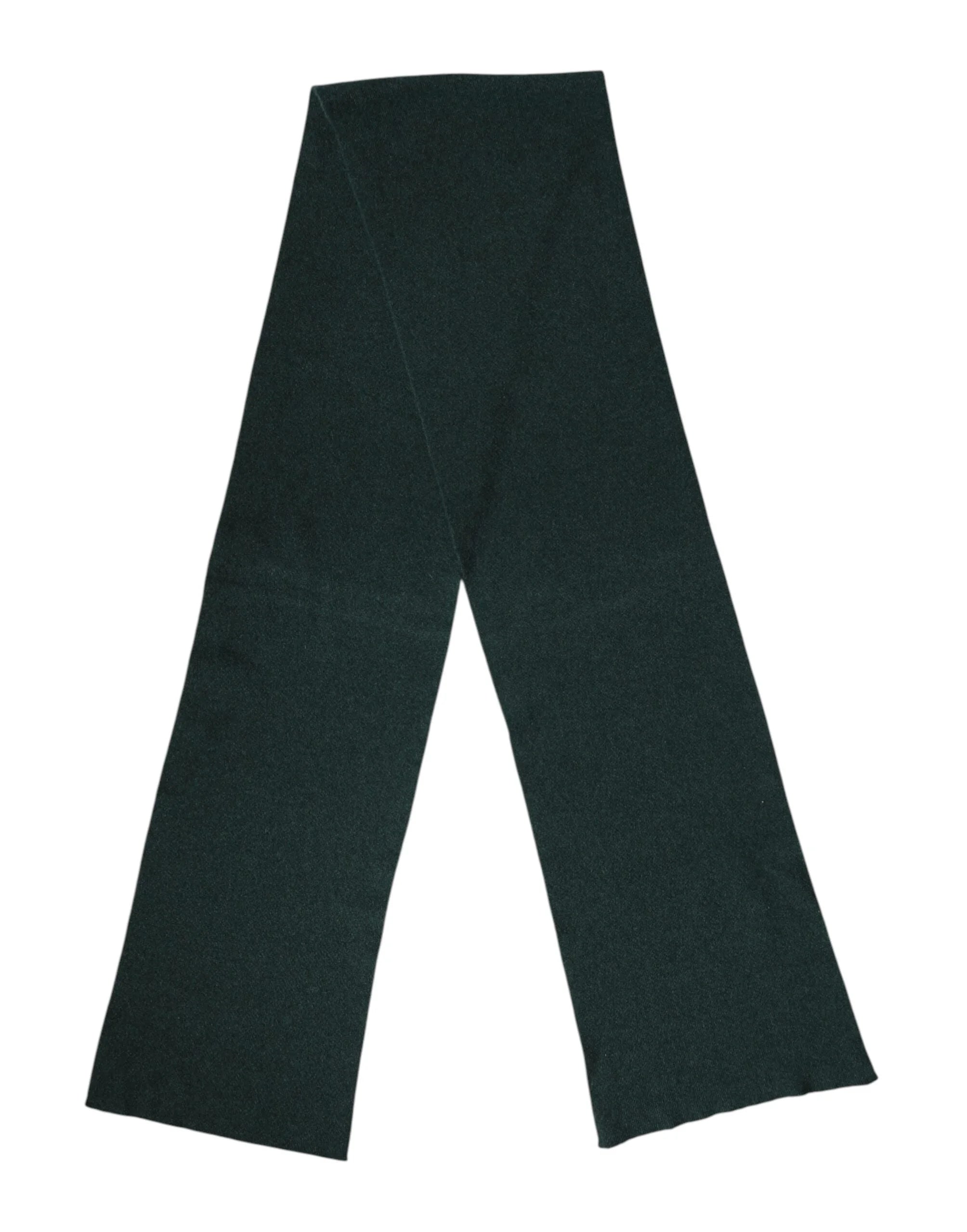 Dolce & Gabbana Green Cashmere Knitted Neck Wrap Shawl Scarf
