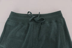 Dolce & Gabbana Green Cashmere Training Pants - S - Training Pants
