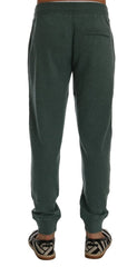 Dolce & Gabbana Green Cashmere Training Pants - S - Training Pants
