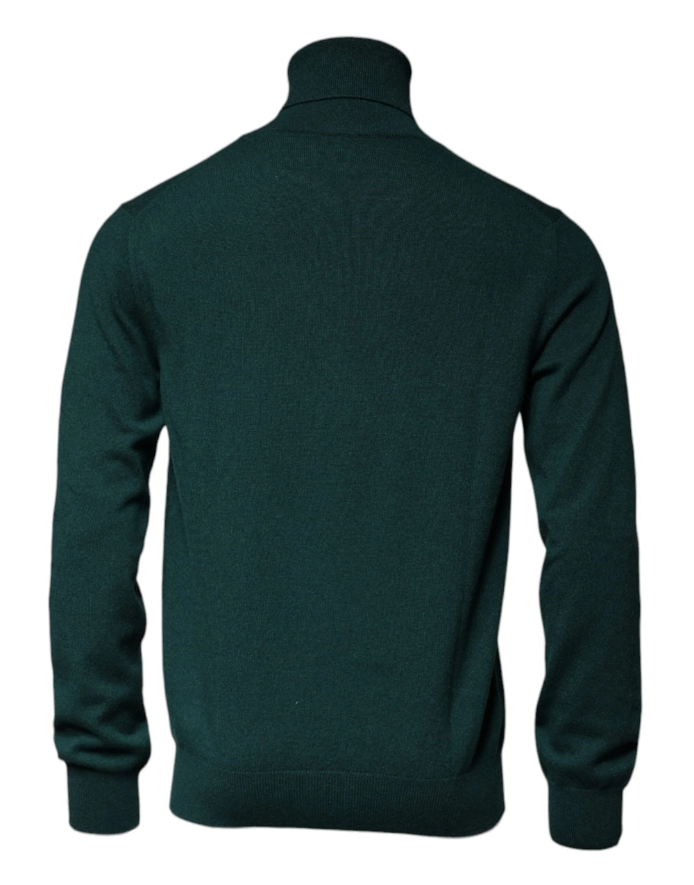 Dolce & Gabbana Green Cashmere Turtleneck Men Pullover Sweater - IT50 | L - Sweaters