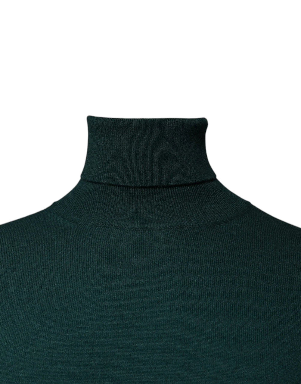 Dolce & Gabbana Green Cashmere Turtleneck Men Pullover Sweater - IT50 | L - Sweaters