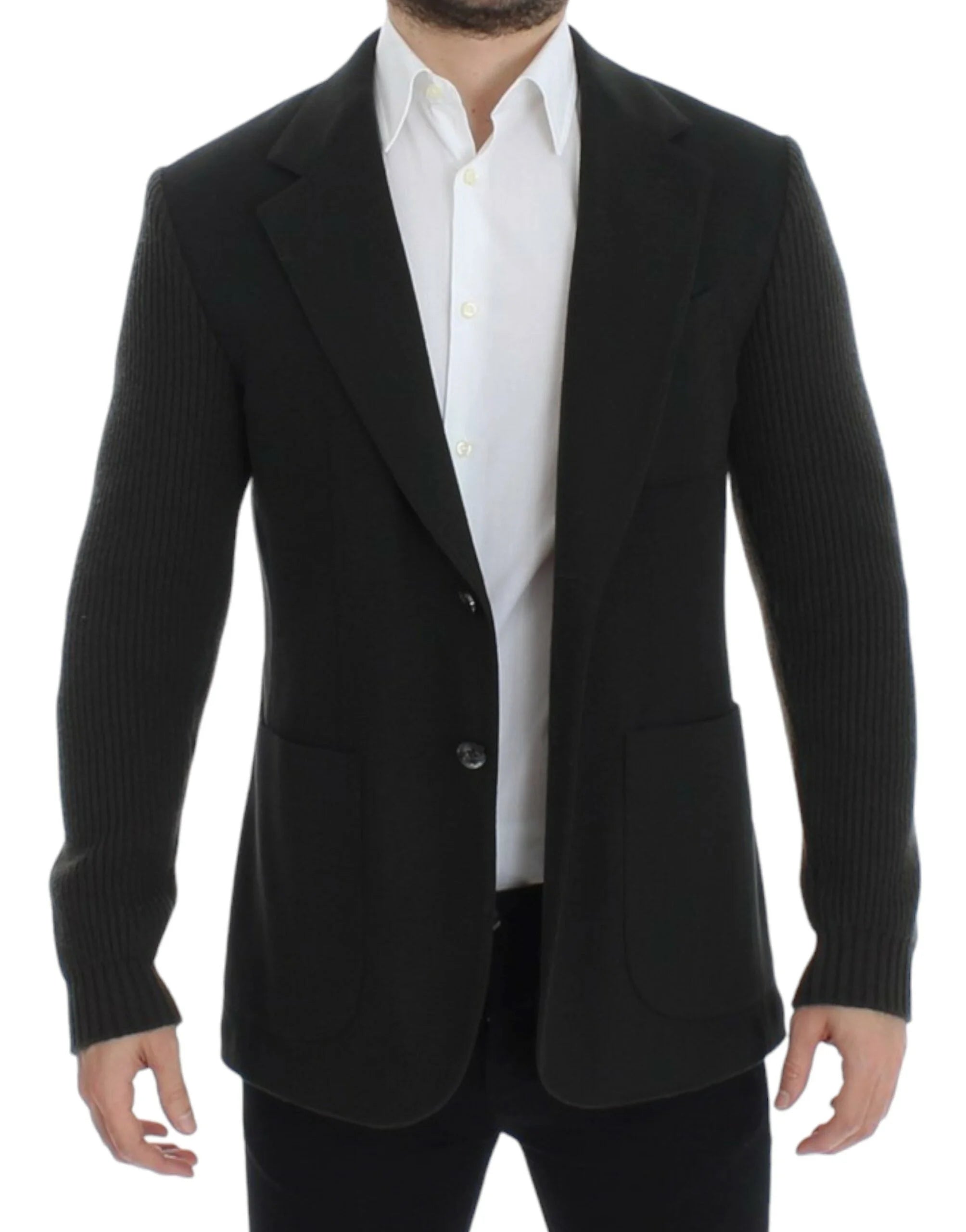 Dolce & Gabbana Green cashmere two button blazer - IT48 | M - Sport Jackets