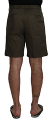Dolce & Gabbana Green Chinos Cotton Casual Shorts - IT44 | XS - Chino Shorts