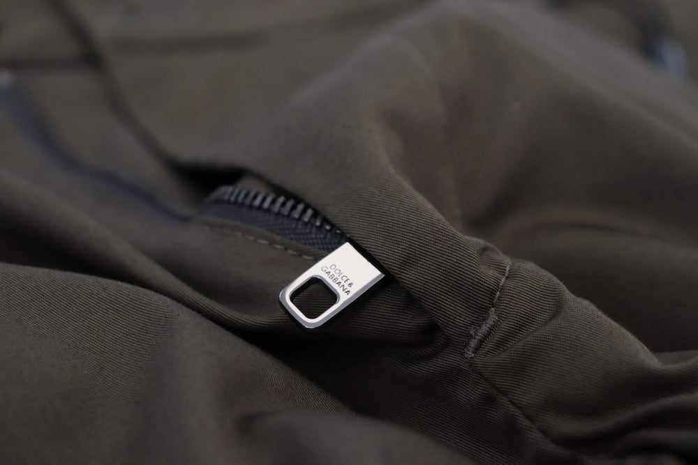 Dolce & Gabbana Green Chinos Cotton Casual Shorts - IT44 | XS - Chino Shorts