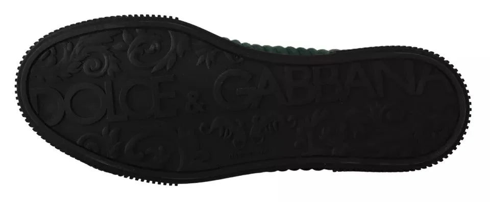 Μποτάκια αθλητικά Dolce & Gabbana σε καφέ βελουτέ για άνδρες - EU42/US9
