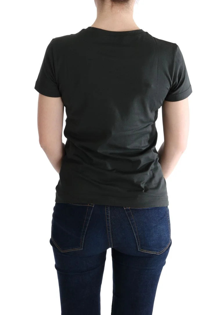 Dolce & Gabbana Green Cotton 2017 Motive T-Shirt - IT42|M - T-Shirts