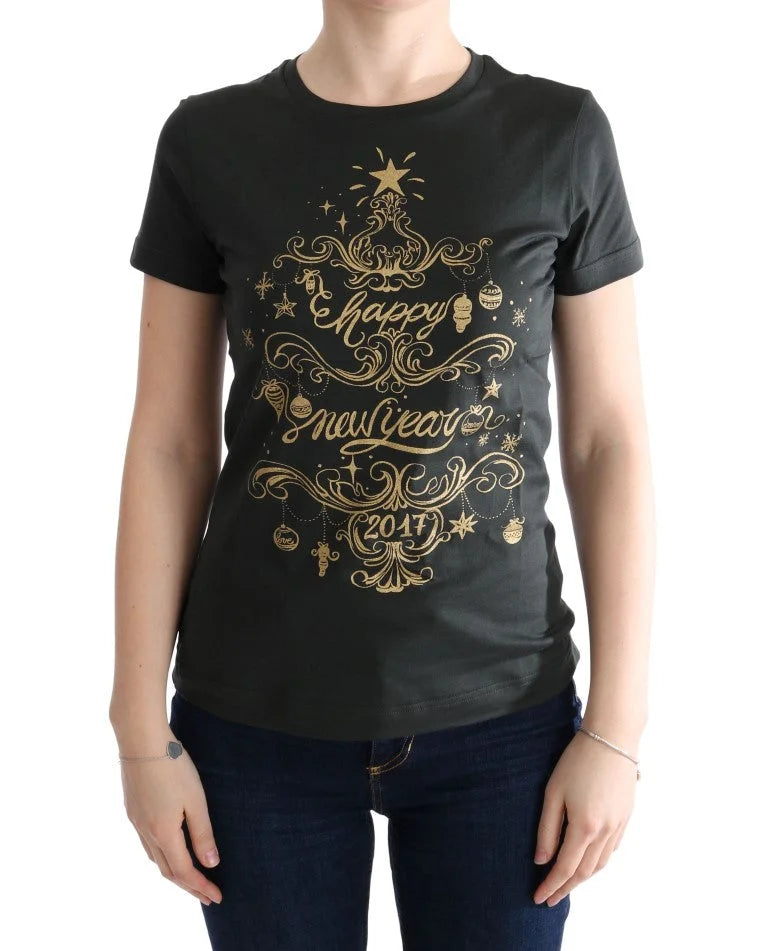 Dolce & Gabbana Green Cotton 2017 Motive T-Shirt - IT42|M - T-Shirts