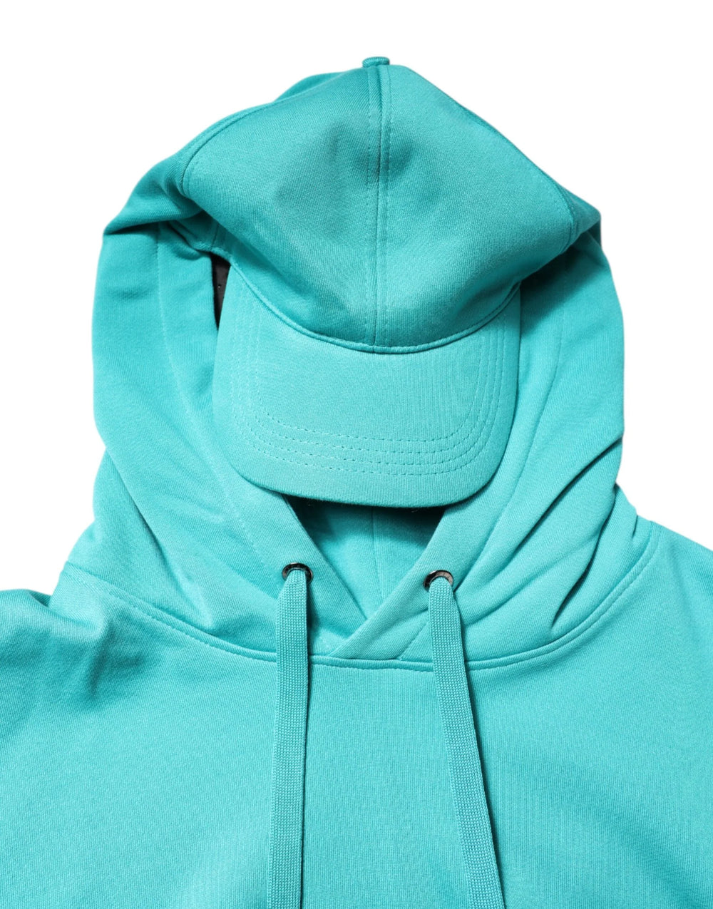 Dolce & Gabbana Green Cotton Hooded Men Sportswear Vest Sweater - Hoodies