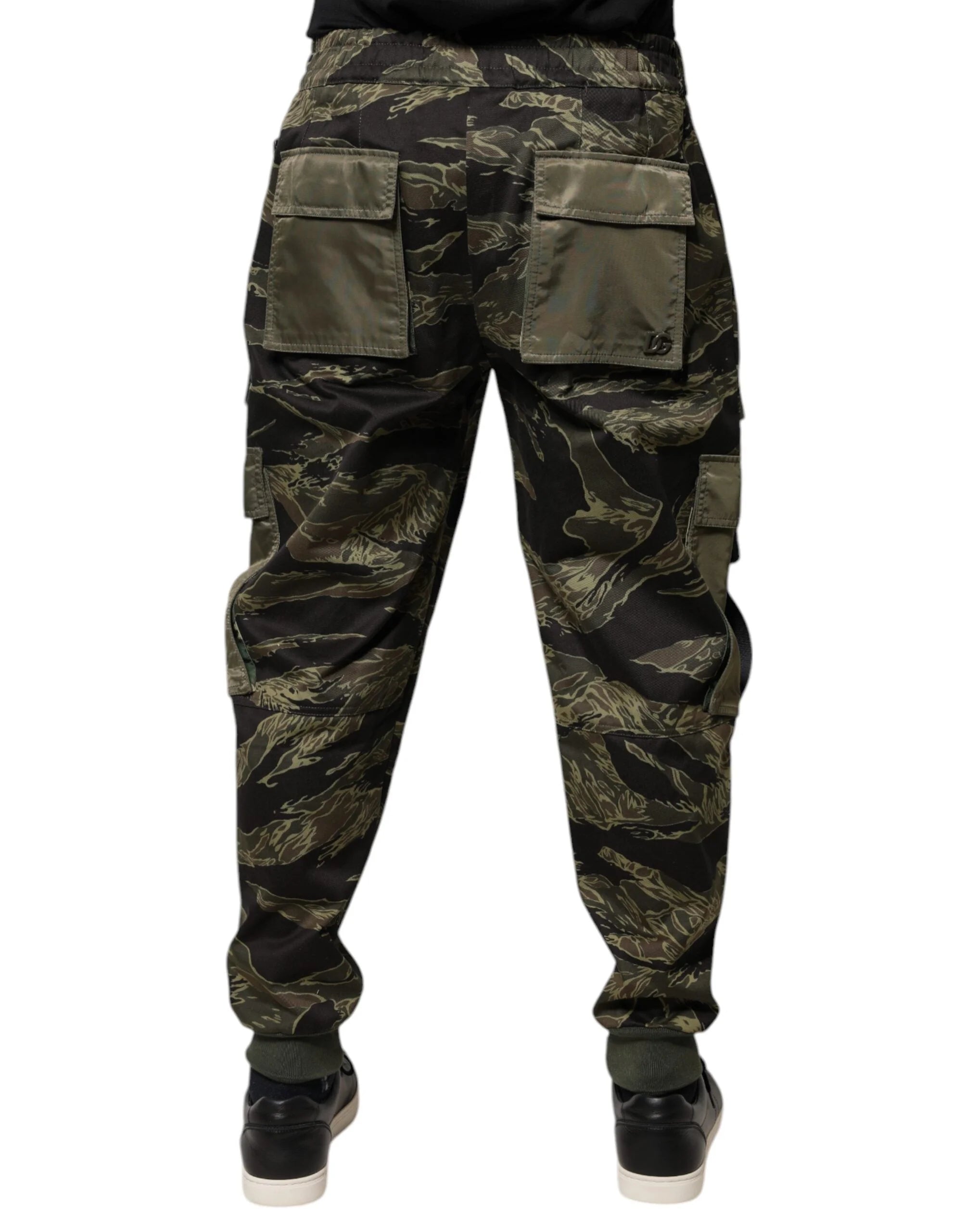 Dolce & Gabbana Green Cotton Jogger Cargo Pants - IT46 | S - Cargo Pants
