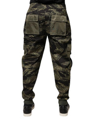 Dolce & Gabbana Green Cotton Jogger Cargo Pants - IT46 | S - Cargo Pants