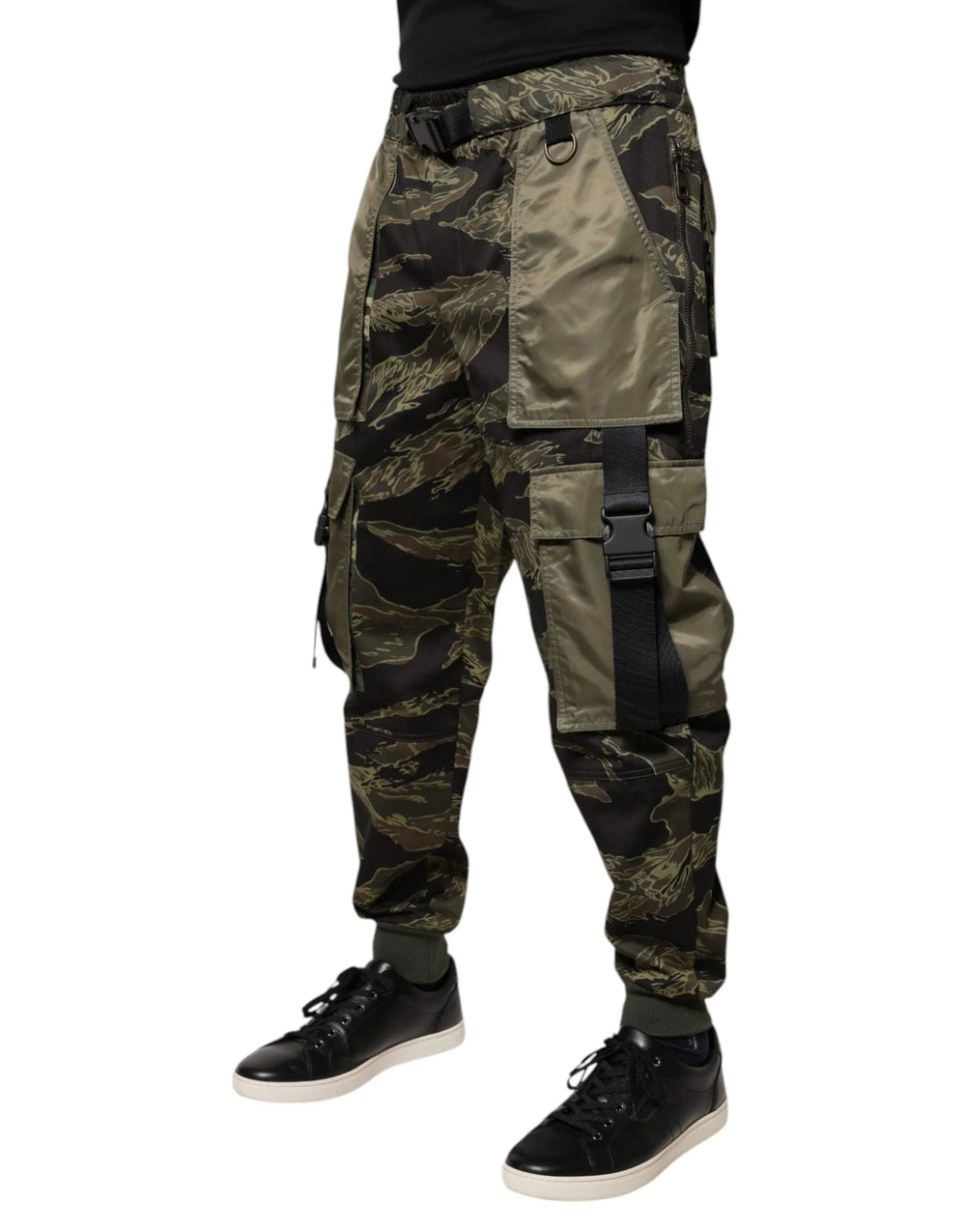 Dolce & Gabbana Green Cotton Jogger Cargo Pants - IT46 | S - Cargo Pants