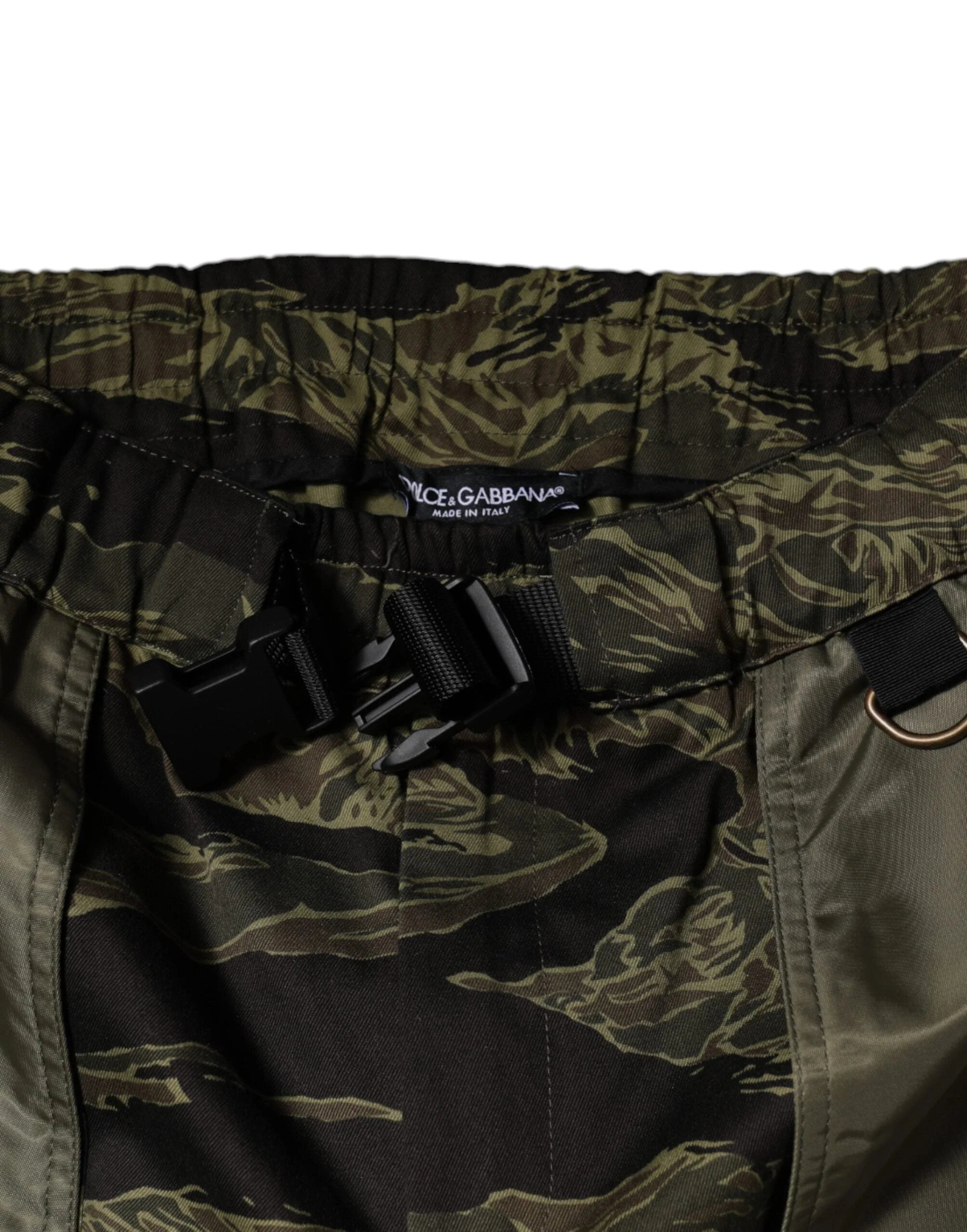 Dolce & Gabbana Green Cotton Jogger Cargo Pants - IT46 | S - Cargo Pants