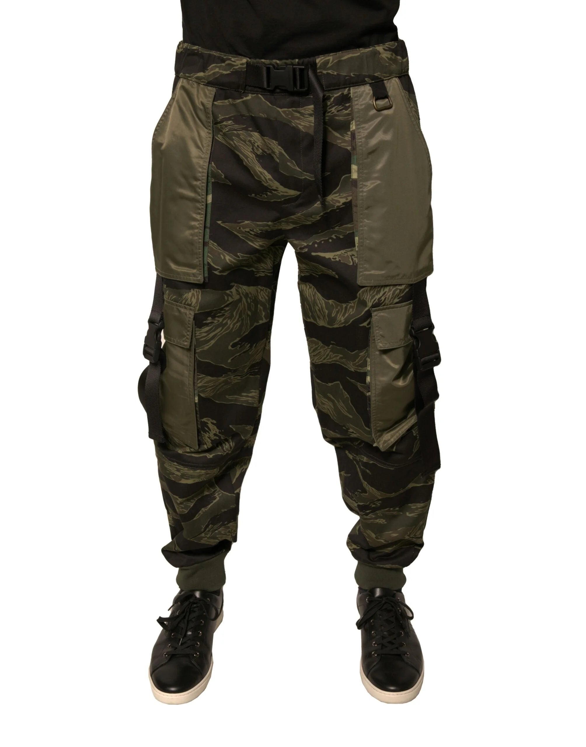 Dolce & Gabbana Green Cotton Jogger Cargo Pants - IT50 | L - Cargo Pants