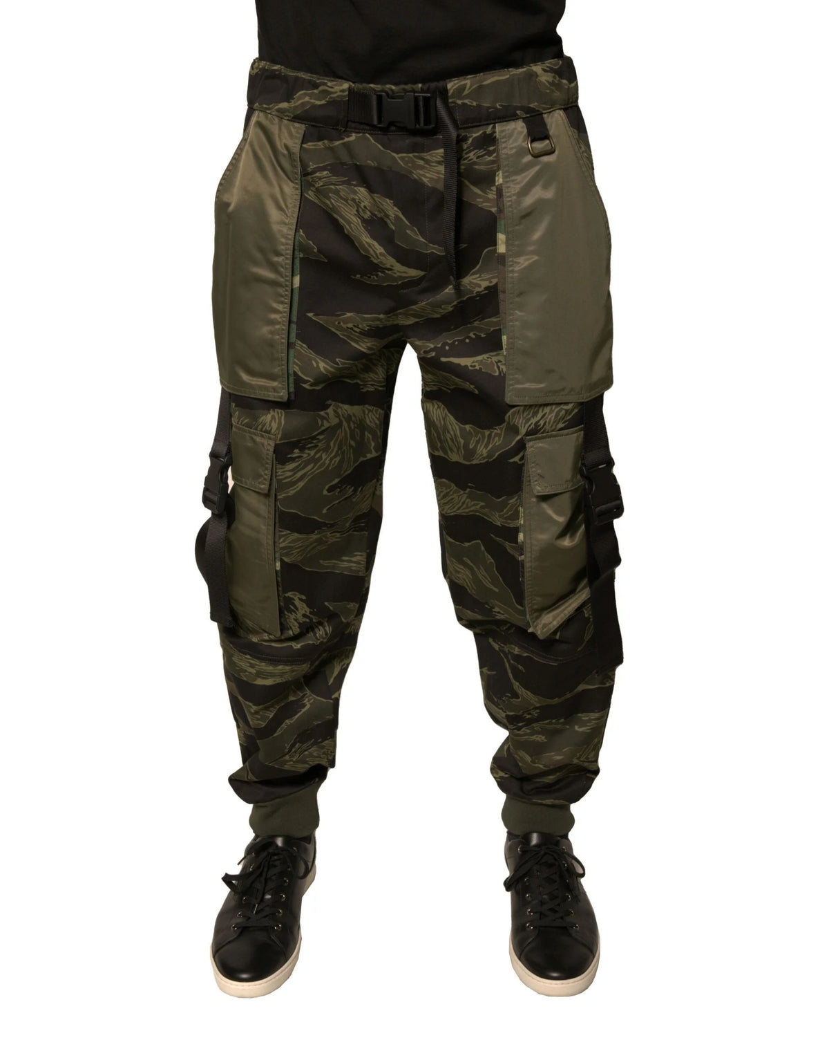 Dolce & Gabbana Green Cotton Jogger Cargo Pants - IT50 | L - Cargo Pants