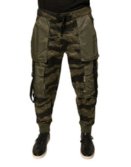 Dolce & Gabbana Green Cotton Jogger Cargo Pants - IT50 | L - Cargo Pants