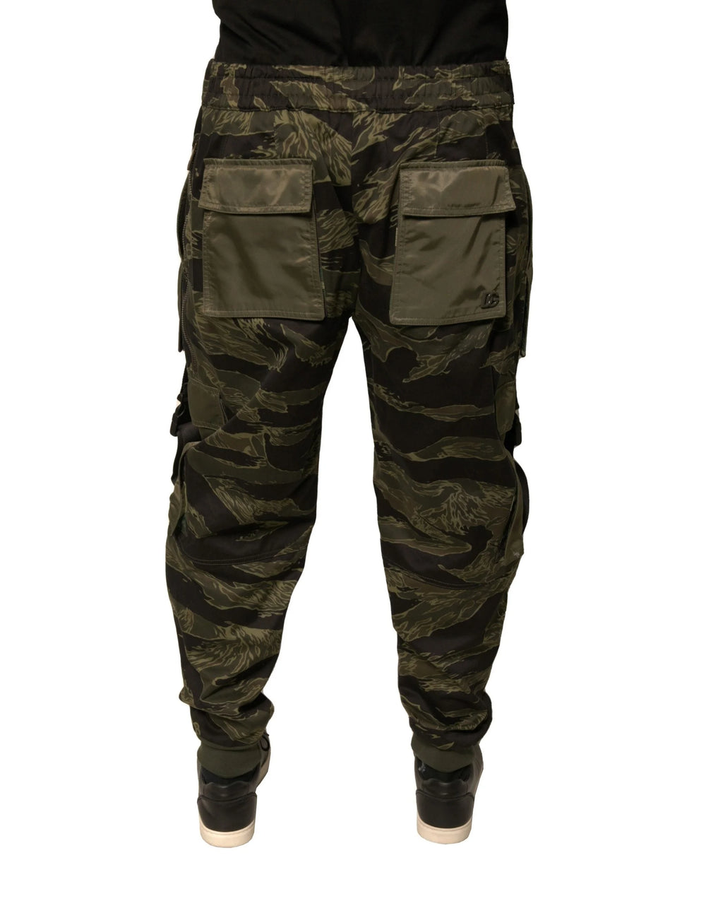 Dolce & Gabbana Green Cotton Jogger Cargo Pants - IT50 | L - Cargo Pants