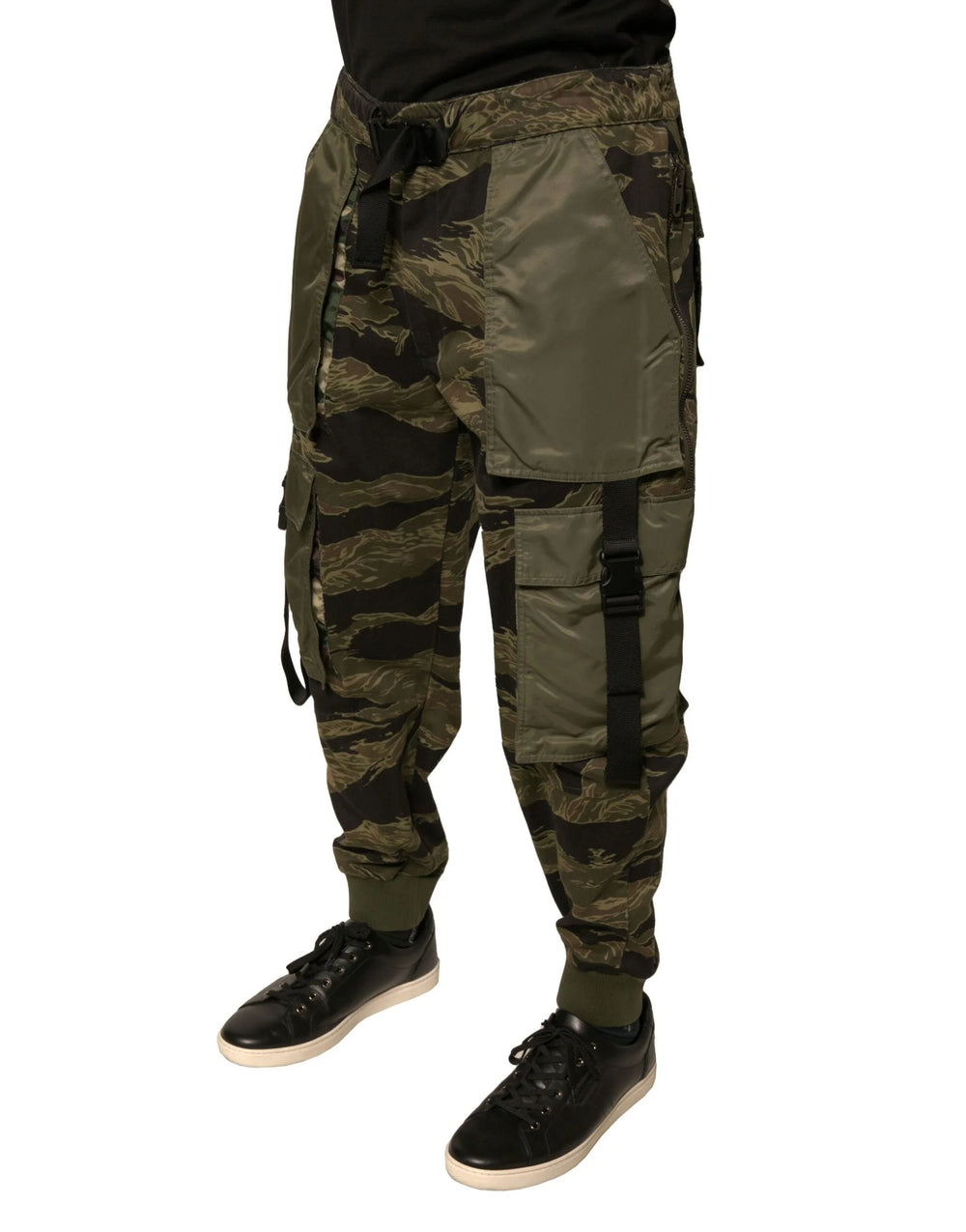 Dolce & Gabbana Green Cotton Jogger Cargo Pants - IT50 | L - Cargo Pants