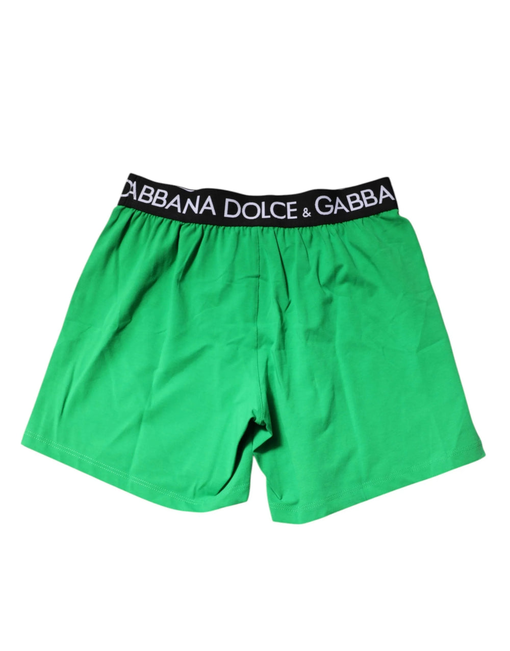 Dolce & Gabbana Green Cotton Regular Boxer Shorts Underwear - IT4 | S - Boxer Shorts