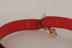 Dolce & Gabbana Green Crystals Leather Bag Shoulder Strap - Handbag & Wallet Accessories