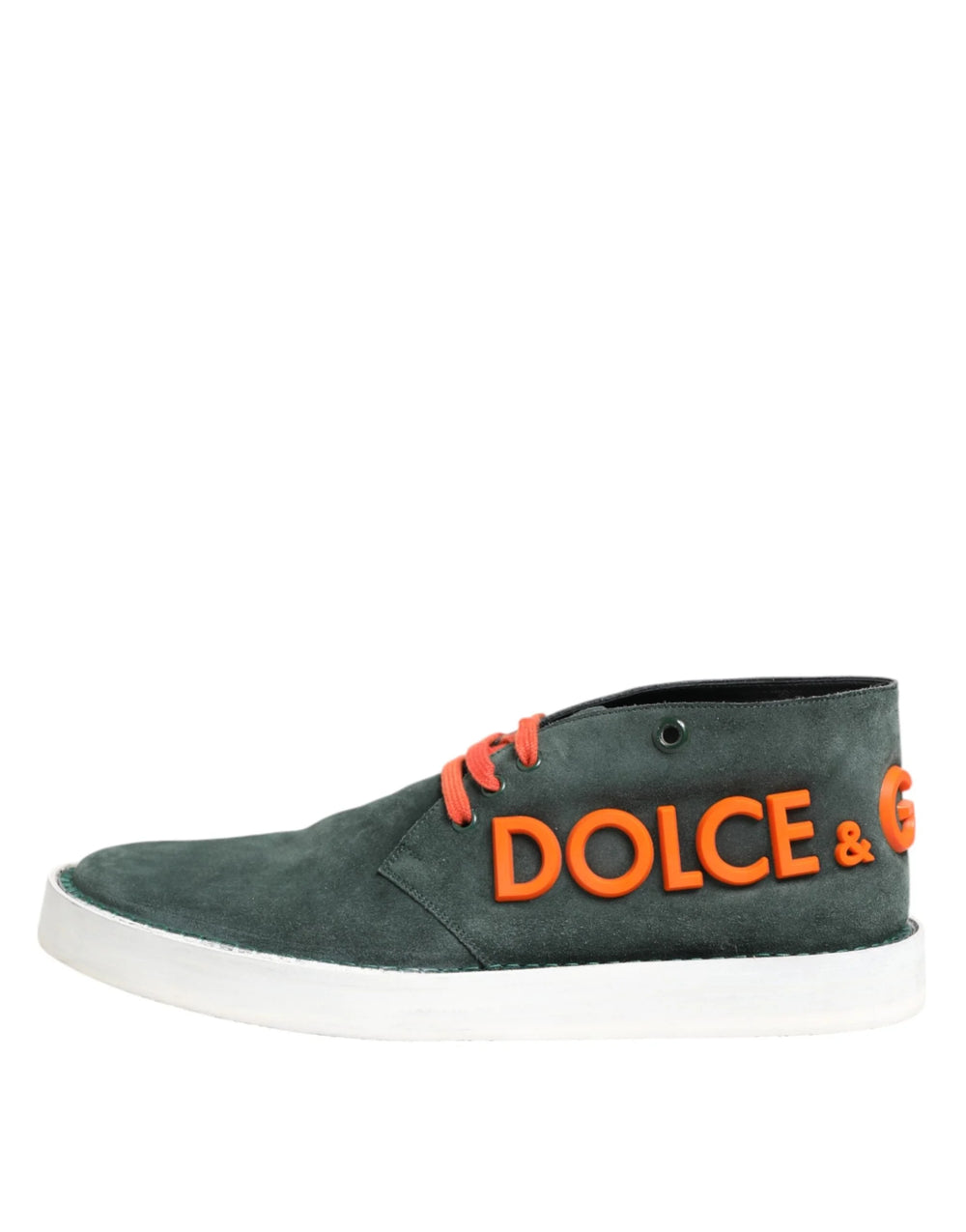 Dolce & Gabbana Green Derby Logo Casual Men Sneakers Shoes - EU44/US11 - Sneakers