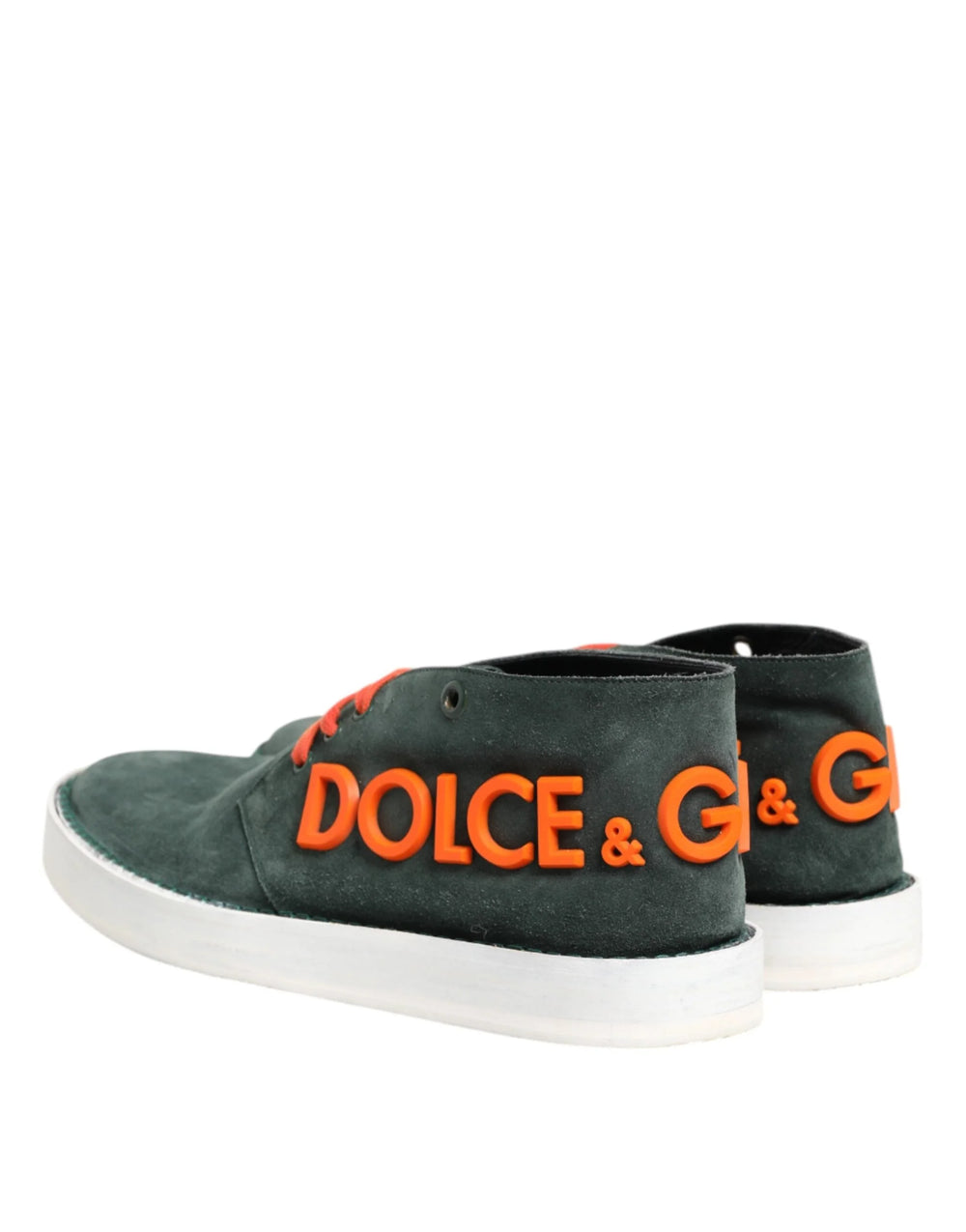 Dolce & Gabbana Green Derby Logo Casual Men Sneakers Shoes - EU44/US11 - Sneakers