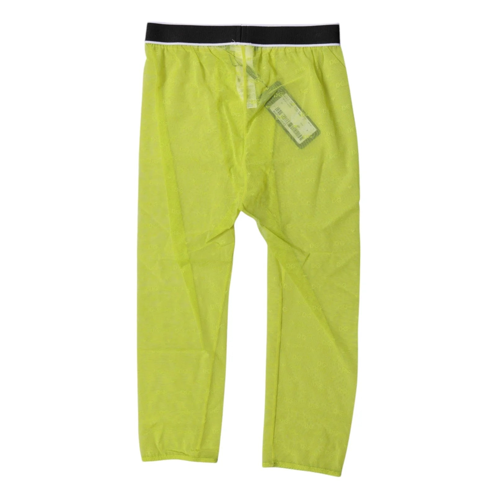 Dolce & Gabbana Green DG Logo Nylon Cropped Tights Underwear - IT2 | S - Hosiery