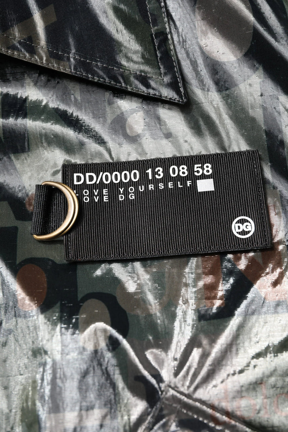 Dolce & Gabbana Green DG Logo Print Bomber Full Zip Jacket - IT50 | L - Bomber Jackets