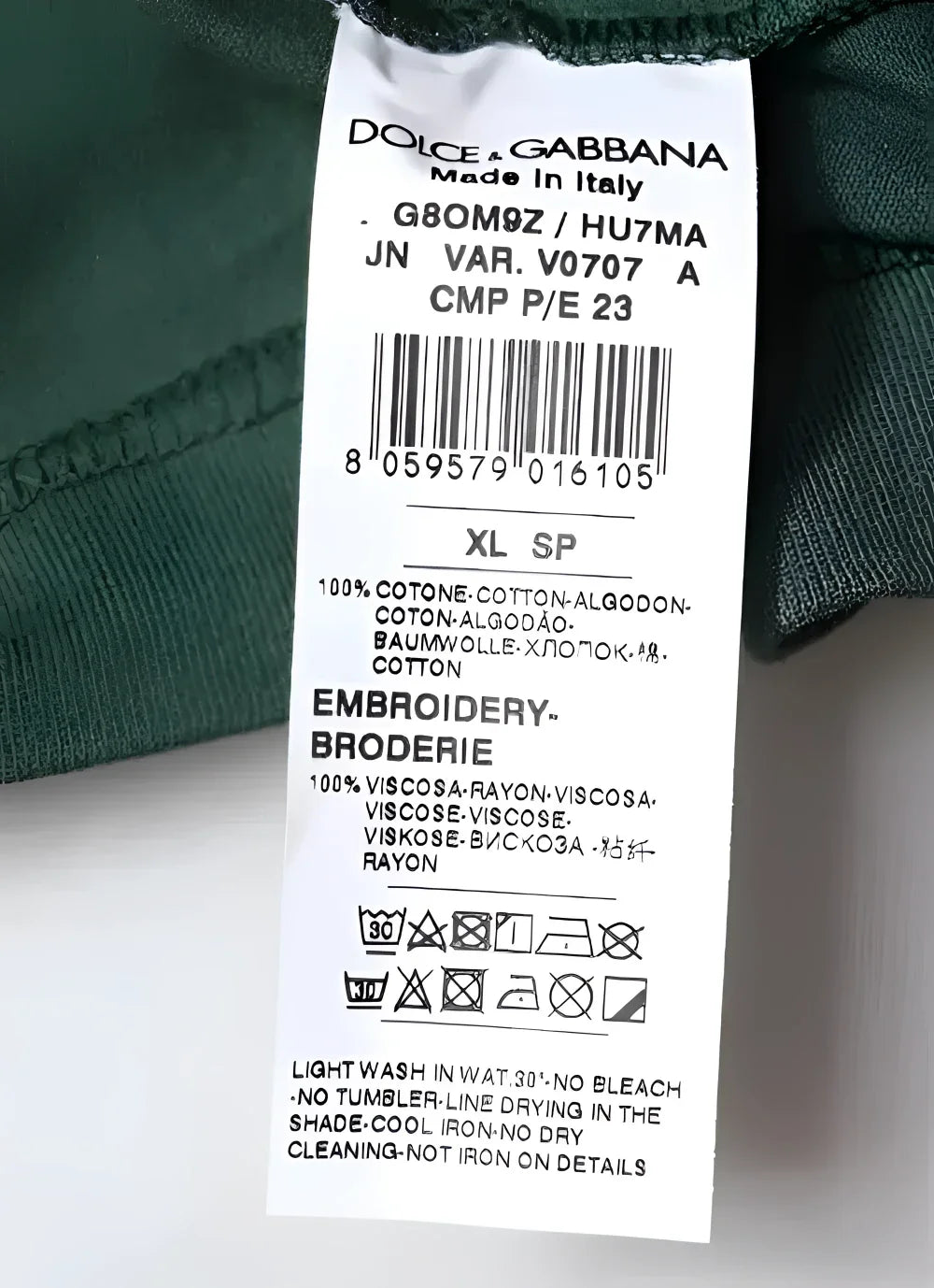 Dolce & Gabbana Green DG Sleeveless Round Neck Tank T-shirt - IT52 | XL - Tank Tops