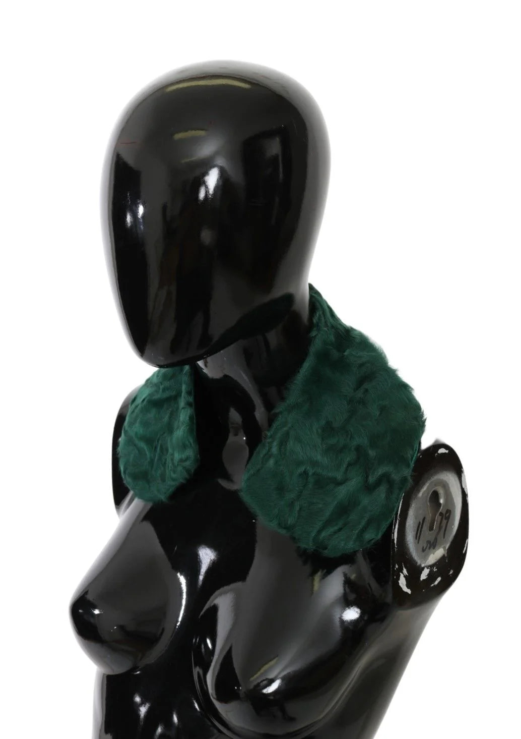 Dolce & Gabbana Green Fur Shoulder Collar Wrap Lambskin Scarf - Scarves & Shawls