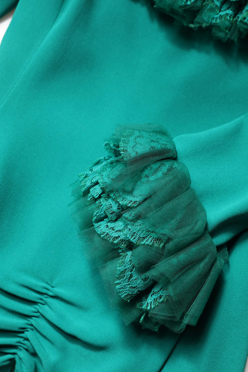 Dolce & Gabbana Green Lace Off Shoulder Sheath Mini Dress - IT40|S - Dresses