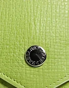 Dolce & Gabbana Green Leather Handbag Clutch Mini Purse Pouch Tablet Case - Envelope Clutches