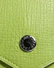 Dolce & Gabbana Green Leather Handbag Clutch Mini Purse Pouch Tablet Case - Envelope Clutches