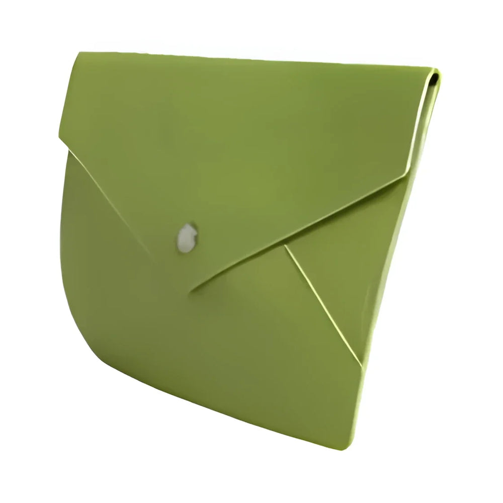 Dolce & Gabbana Green Leather Handbag Clutch Mini Purse Pouch Tablet Case - Envelope Clutches