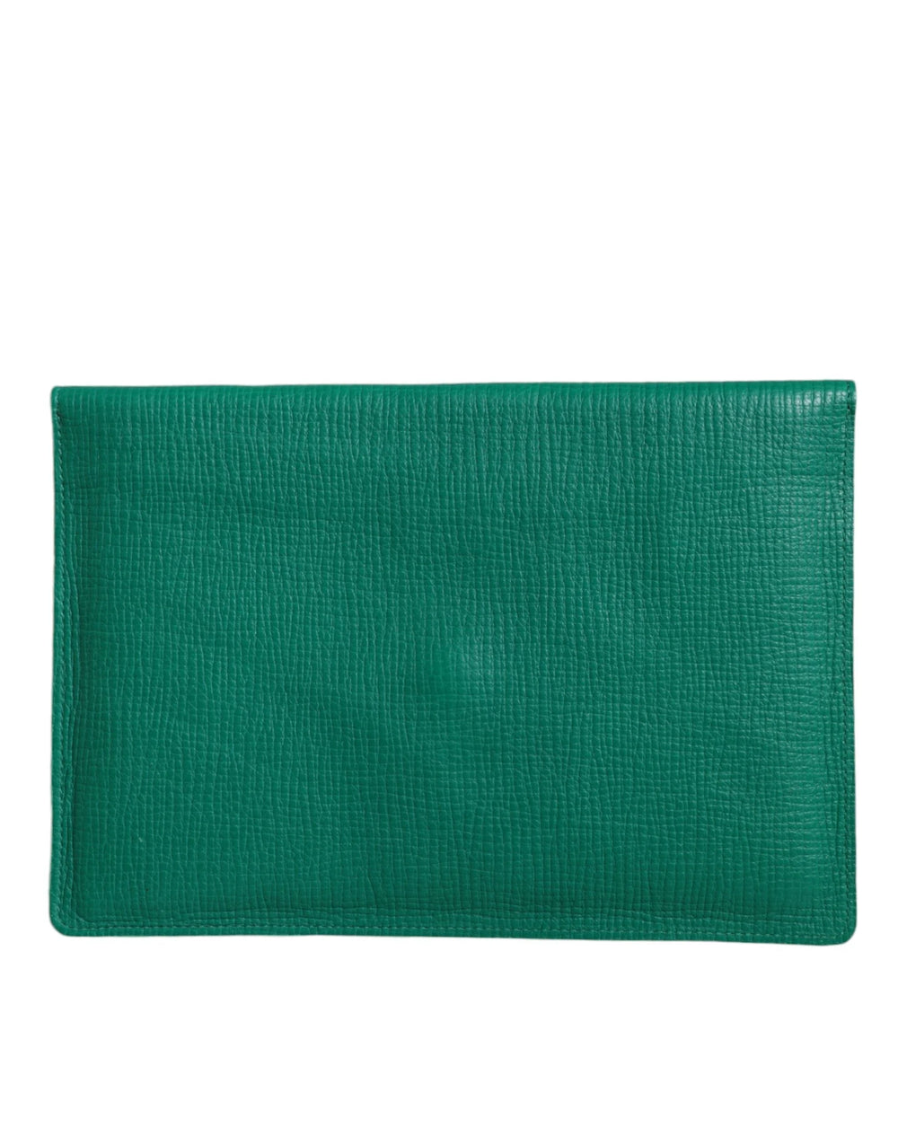 Dolce & Gabbana Green Leather Handbag Clutch Mini Purse Pouch Tablet Case - Envelope Clutches