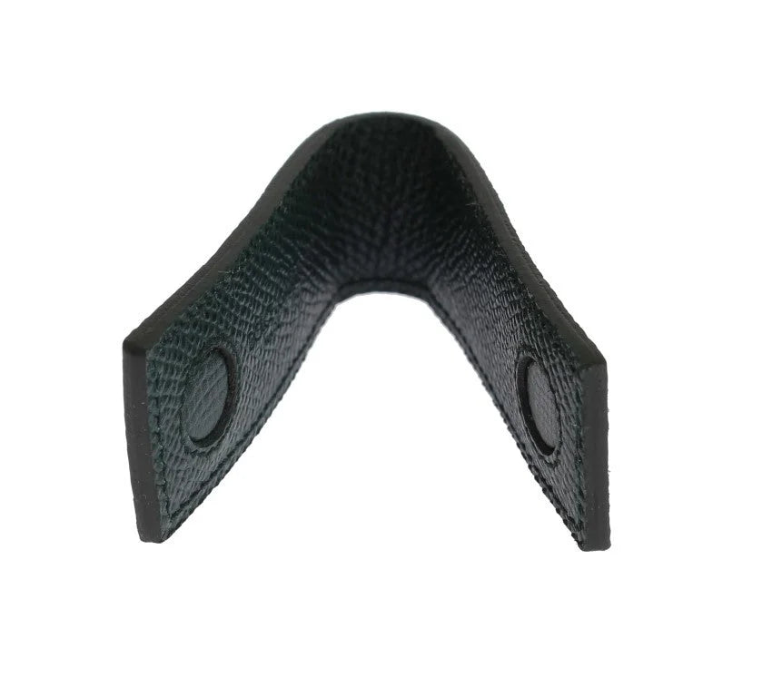 Dolce & Gabbana Green Leather Magnet Money Clip - Wallets & Money Clips