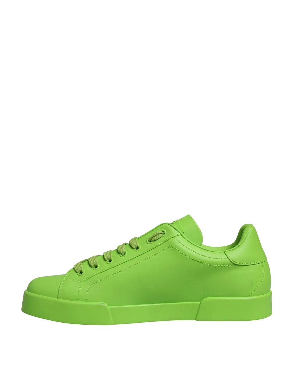 Sneakers Baixas Portofino em Pele Verde Dolce & Gabbana